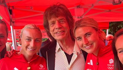 Athletes get selfies with Mick Jagger at star-studded Paris reception
