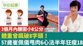 體重曾飆破8字頭！57歲女星甩肉6心法半年狂瘦18kg