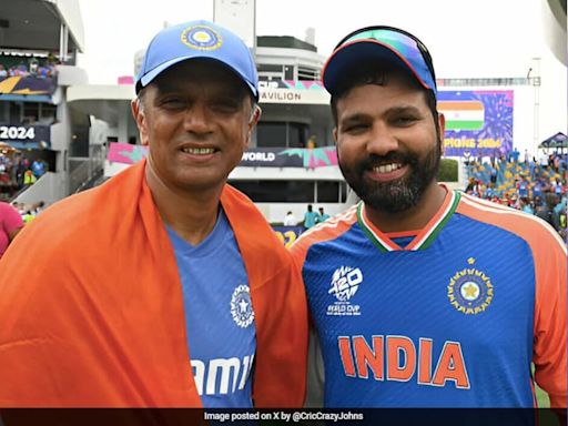 After India Won T20 World Cup, Rahul Dravid Thanked Rohit Sharma For 'November Phone Call' | Cricket News