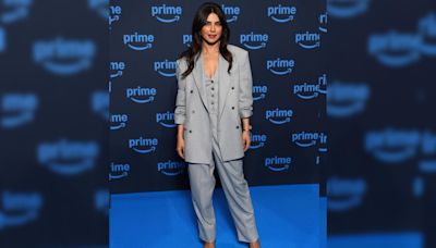 "Greytful" For Priyanka Chopra Powering Through The Week Stylishly In This Pantsuit