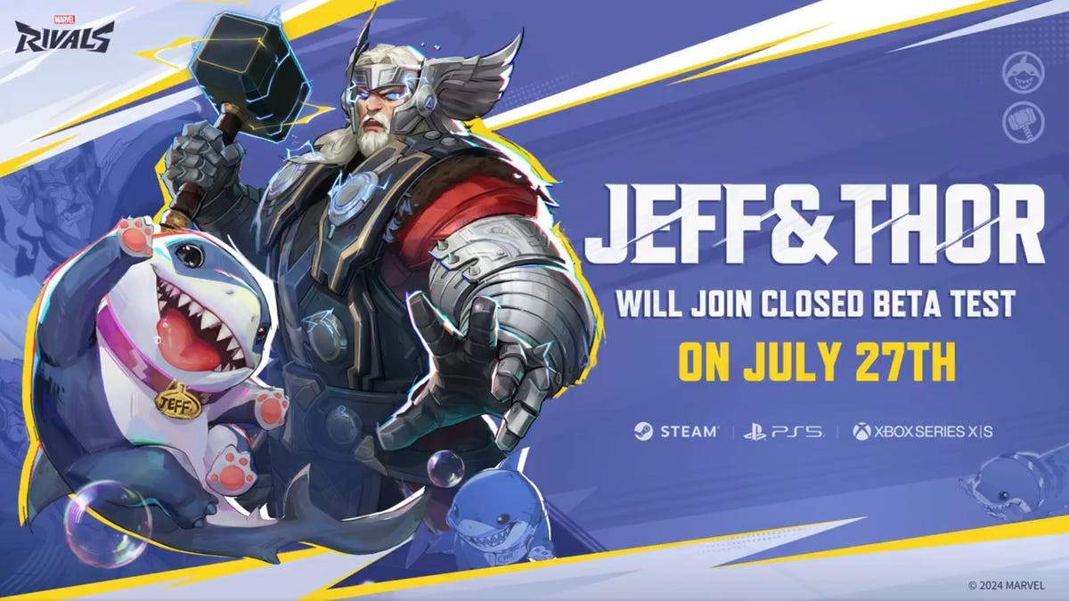 Marvel Rivals Closed Beta Adds Thor and Jeff: How to Get Access Today