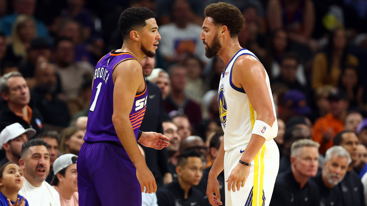 Suns' Booker addresses reality of Klay playing in non-Warriors jersey