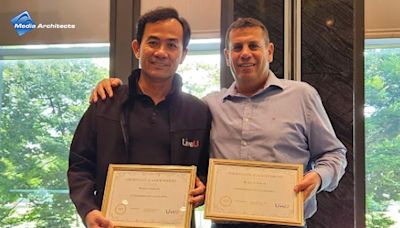 LiveU Honours Media Architects as an Exceptional Distributor at 2024 Partners Meeting in Singapore