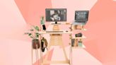 This Foldable Standing Desk Doubled the Space in My Tiny City Bedroom—and It’s 48 Percent Off