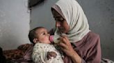 These Palestinian mothers in Gaza gave birth Oct. 7. Their babies have known only war: ‘We barely live day by day’