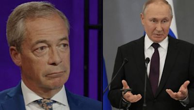 Woke mob target Nigel Farage and Reform UK over 'support for Vladimir Putin'