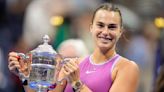 US Open women's final: Aryna Sabalenka holds off Jessica Pegula rally for straight sets victory