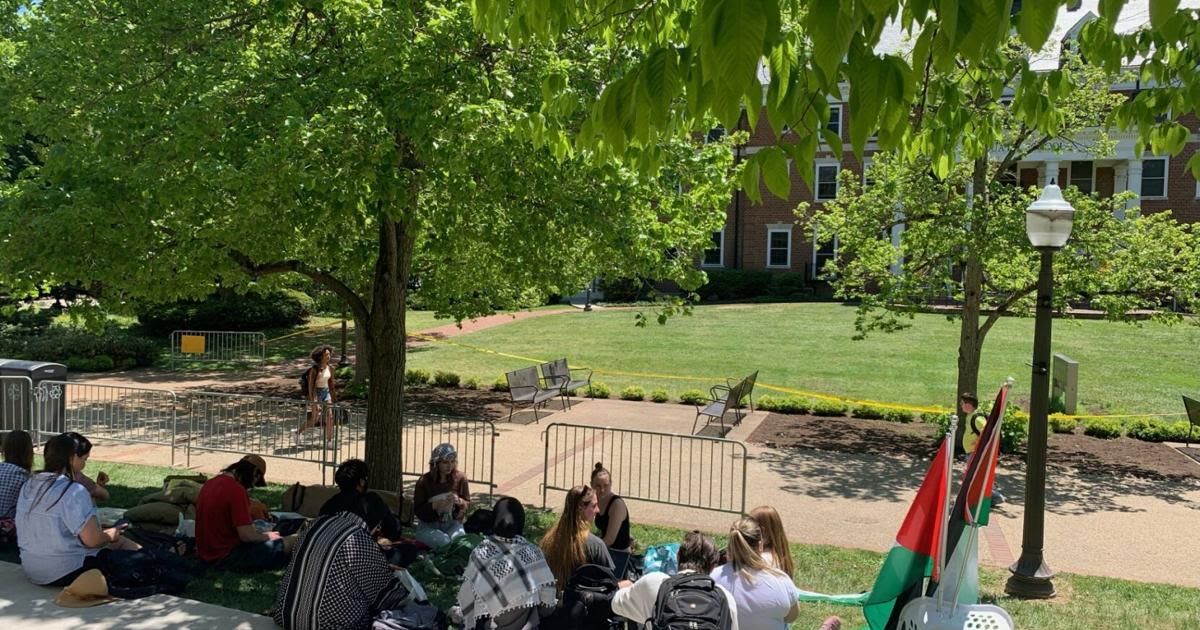 Protest continues at Virginia Tech after encampment clearing