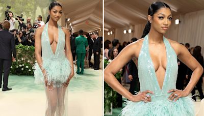 WNBA's Angel Reese Stuns At Met Gala On Her 22nd Birthday