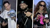 Carin León, Christian Chávez y Anitta muy divertidos con los regalos de Carlitos en los Latin AMAs