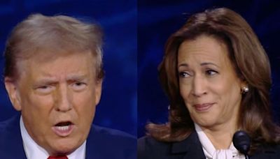 Kamala Harris' face game in the debate is on point