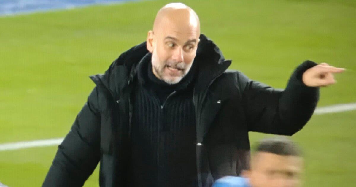 Pep Guardiola tells off Doku straight after Man City's thumping Brighton win