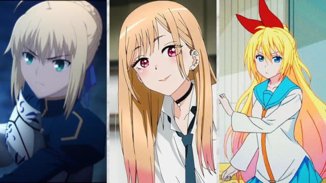 Anime Girls with Blonde Hair: Marin Kitagawa, Saber & More