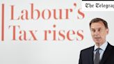 Top civil servant warned Tories over £2,000 Labour tax claim