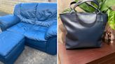 This mom became an internet sensation thanks to her idea for transforming old leather couches: ‘How hard could it be?’