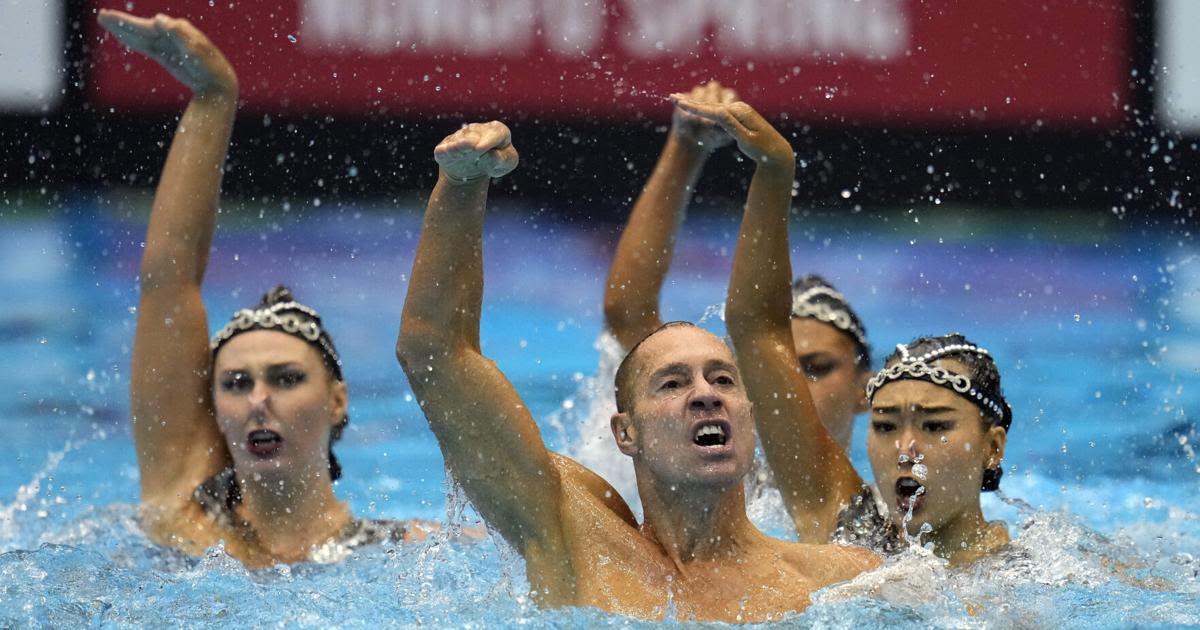 May could be artistic swimming's first male Olympian