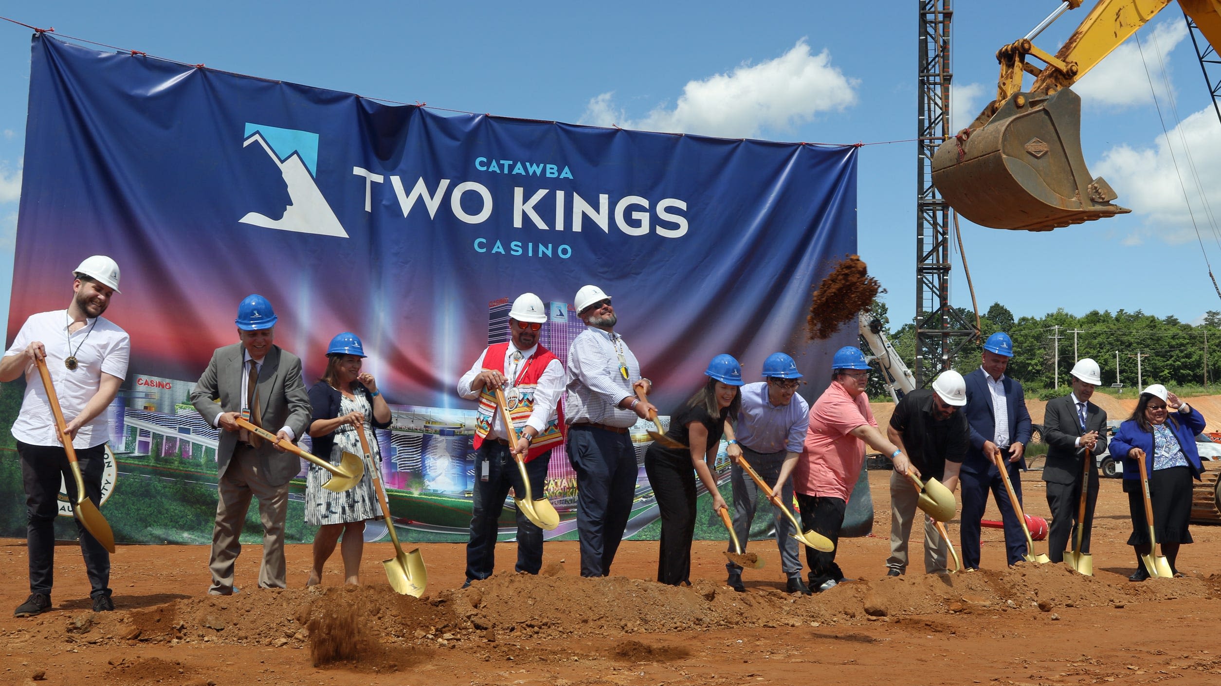 Ceremonial groundbreaking held for Two Kings Casino