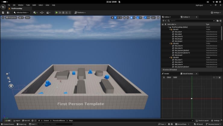 Developing a Video Game with Unreal Engine 5 on Linux