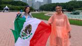 Gabito Ballesteros invites surprise guest to Sueños stage, both hold up Mexican flags