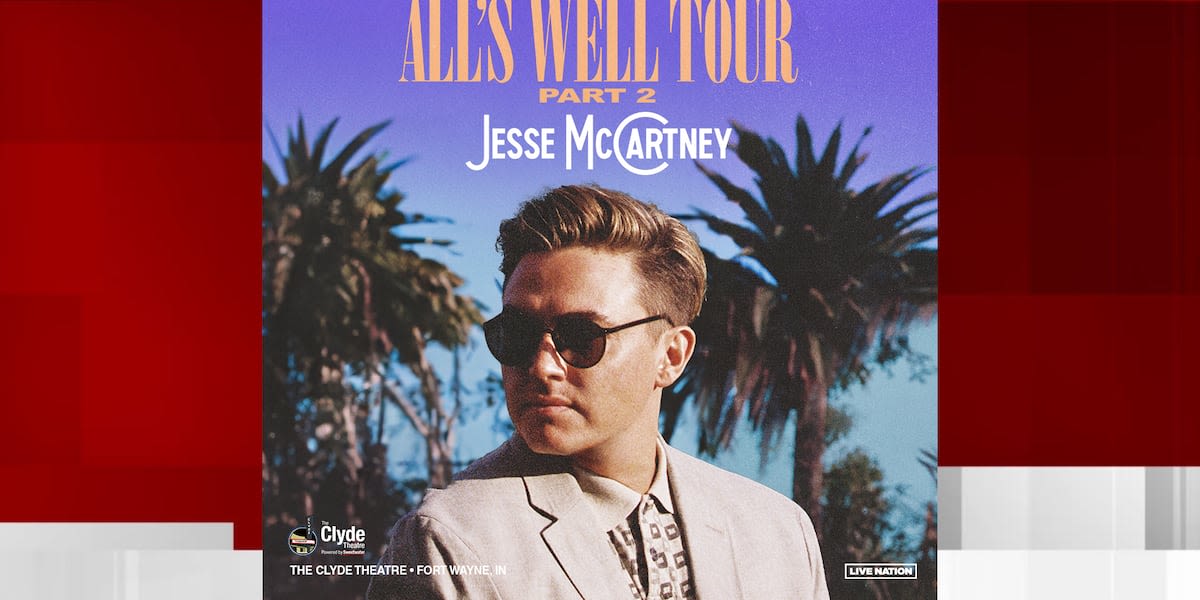 Singer-songwriter Jesse McCartney to perform at the Clyde Theatre