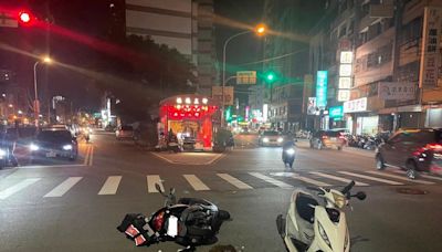 麥當勞外送員撞車餐點掉滿地 被撞男想快閃！原來車上藏這東西｜壹蘋新聞網