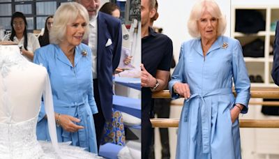 Queen Camilla Makes a Pointe in Anna Valentine Dress and Ballerina Brooch Celebrating the English National Ballet’s 75th Season