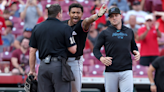 Marlins outfielder breaks ankle by kicking clubhouse door after being ejected from game