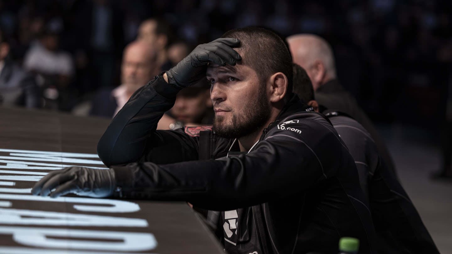 Watch Khabib Nurmagomedov's Hilarious Reaction to UFC 302 Main Event Scorecard