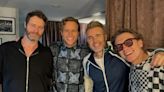 Olly Murs shares selfie with Take That after missing first Glasgow show