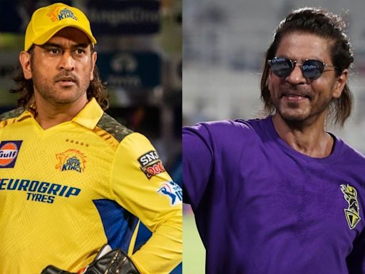 ...Na Na Kar Ke Bhi 10 IPL Khel Jaate Hai': KKR Owner Shah Rukh Khan's Remark On MS Dhoni Goes ...