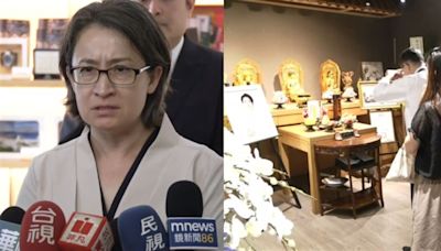 許家蓓癌逝 政界多人赴靈堂弔唁！蕭美琴停留15分：活潑開朗的好夥伴