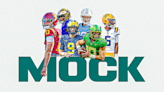 Who did Packers trade back and get in NFL Wire network's two-round mock draft?