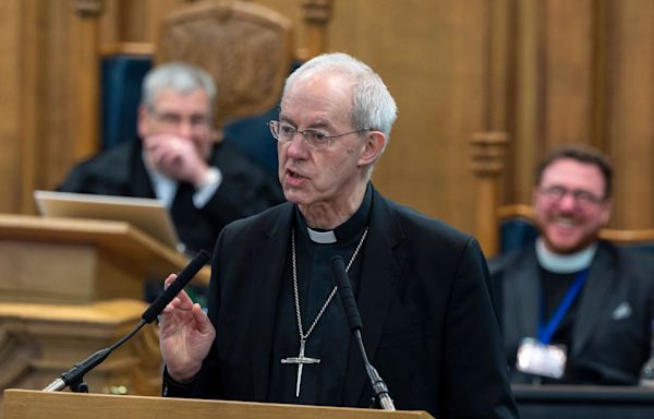 Archbishop of Canterbury urges end of ‘appalling war’ in Gaza