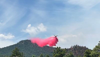 Large airtankers deployed from Colorado Springs Airport to fight fires