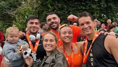 Adorable scenes as Molly-Mae Hague and Bambi support Tommy Fury after 10k charity run
