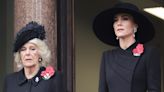 Kate Middleton Stands with Queen Camilla at Solemn Remembrance Sunday Service