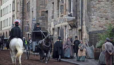 Iconic Edinburgh street transformed for Guillermo Del Toro's Frankenstein movie