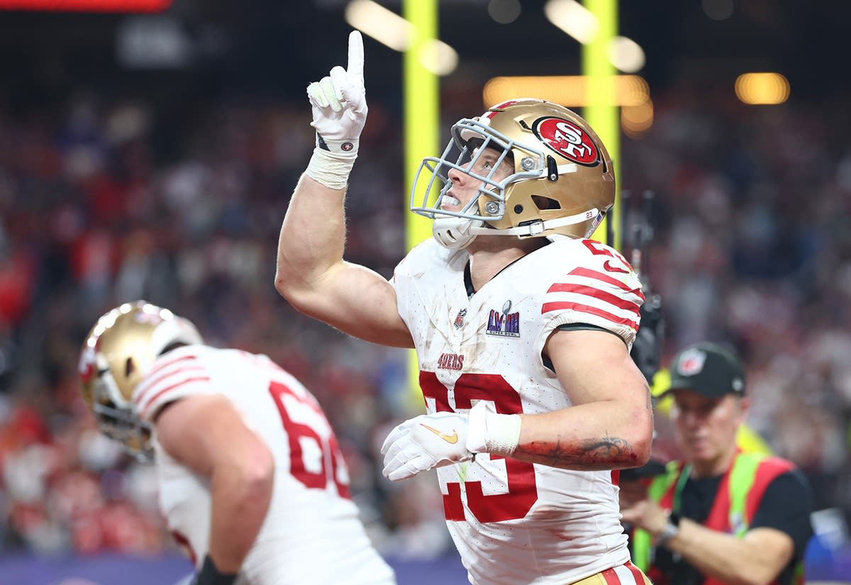 49ers' Christian McCaffrey gives heartwarming reaction to brother Luke getting drafted by Commanders