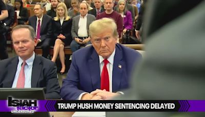 Judge delays hush money sentencing for former President Donald Trump