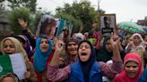 Nomadic Muslim devotees throng a forest shrine in disputed Kashmir