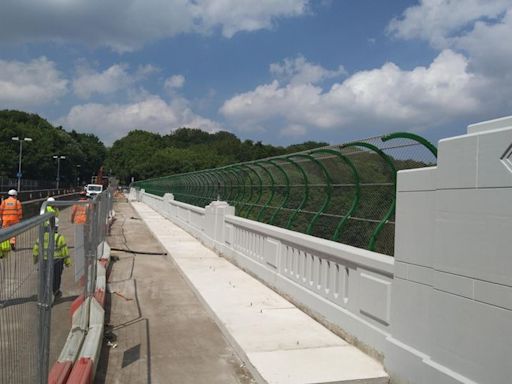 Greater Manchester bridge looks completely different as major work continues