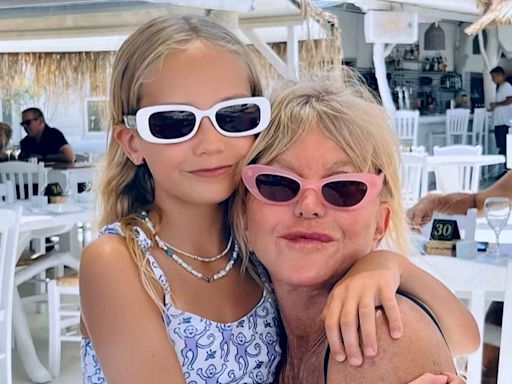 Goldie Hawn Poses with Her Lookalike Granddaughter on Family Vacation: 'Greatest Gift'