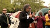 Cornel West joins Schenley Plaza rally, protesting the war between Israel and Hamas