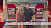 Camp Gladiator collecting water for East Texas first responders