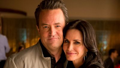 Courteney Cox Continues to Feel Matthew Perry’s Presence: ‘He Visits Me a Lot’