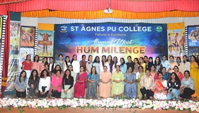 Mangaluru: St Agnes PU College hosts alumni meet ‘Hum Milenge’