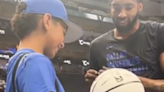 Young cancer warrior still on "Team Victory" for Dallas Mavericks