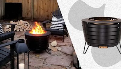 One of Amazon's Top-Rated Fire Pits That's 'Comparable to Solo Stove' Is $100 Off Right Now