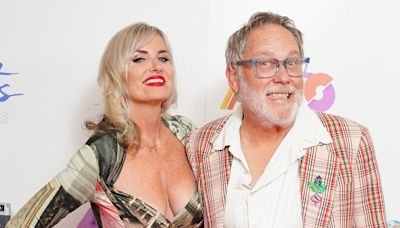 Jim Moir joins his glamorous wife Nancy Sorrell at the Sky Arts Awards