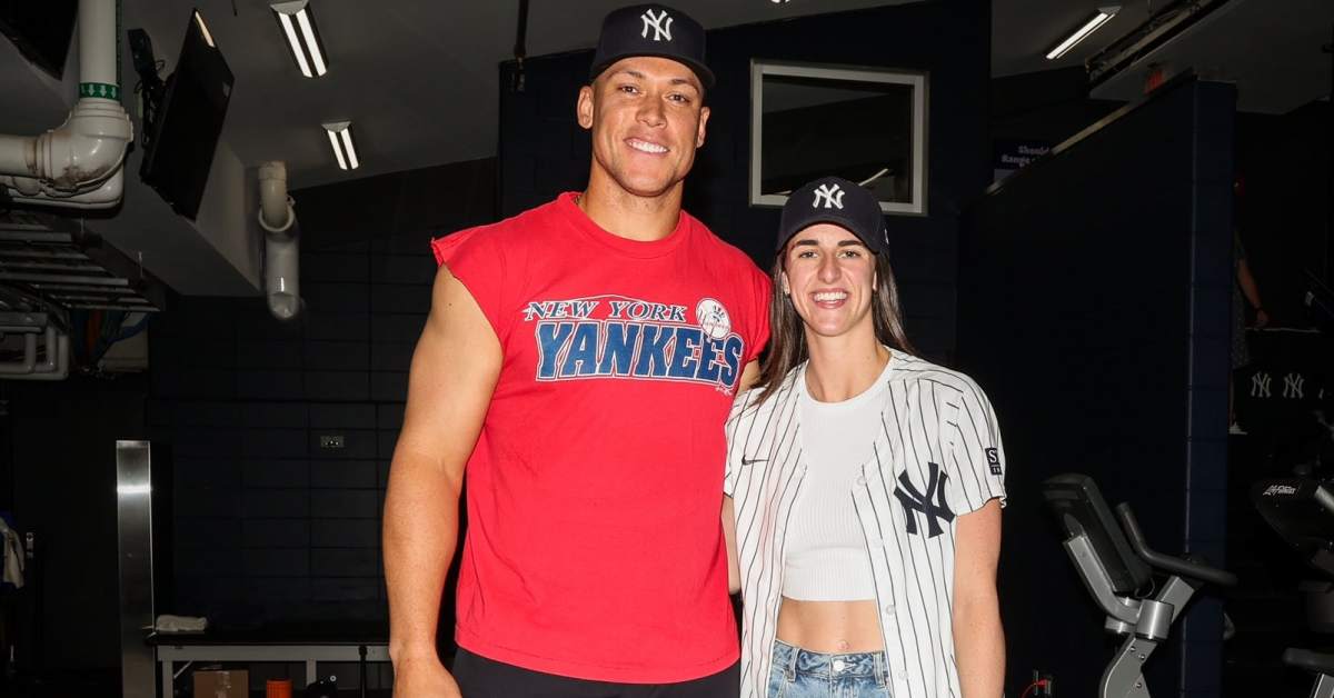 Caitlin Clark with Yankees Star Photo Going Viral